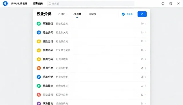 行业分类信息选型关注点与常见误区